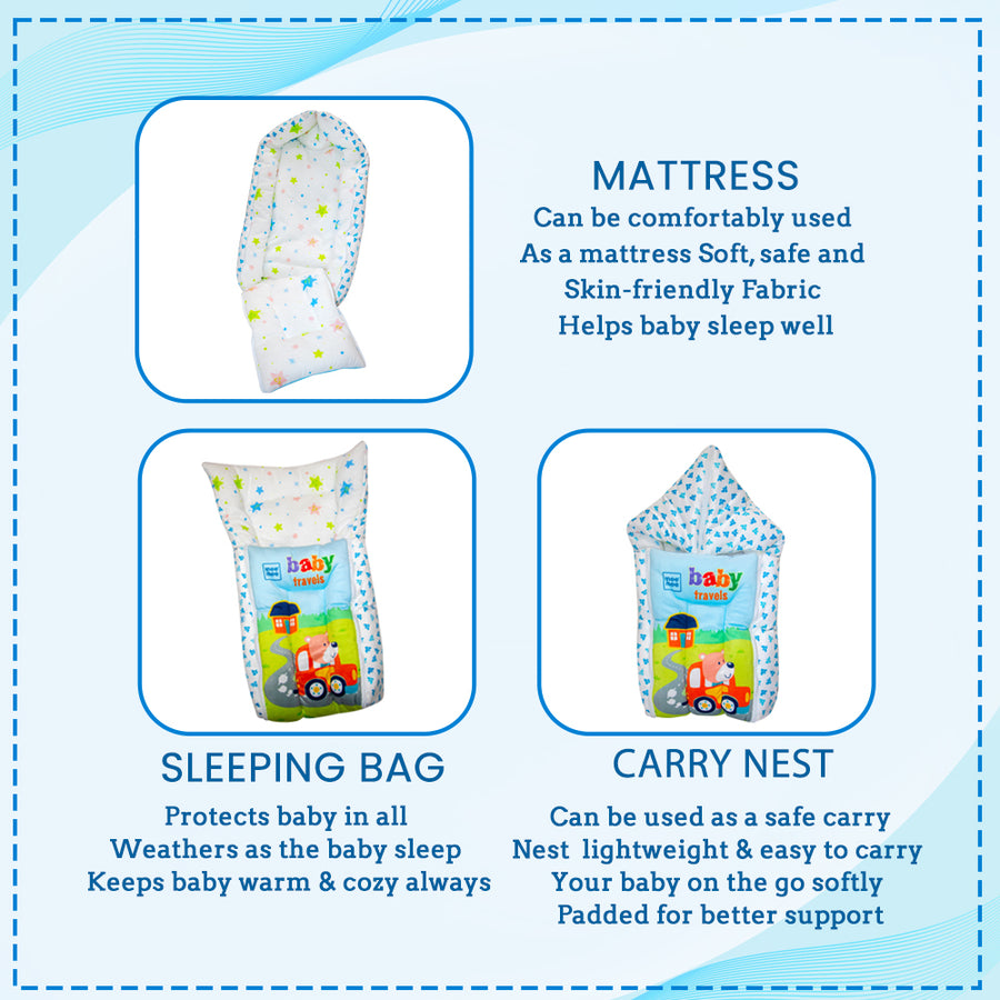 Mee Mee - Baby Warm Sleeping Bag Sack Travels Pattern