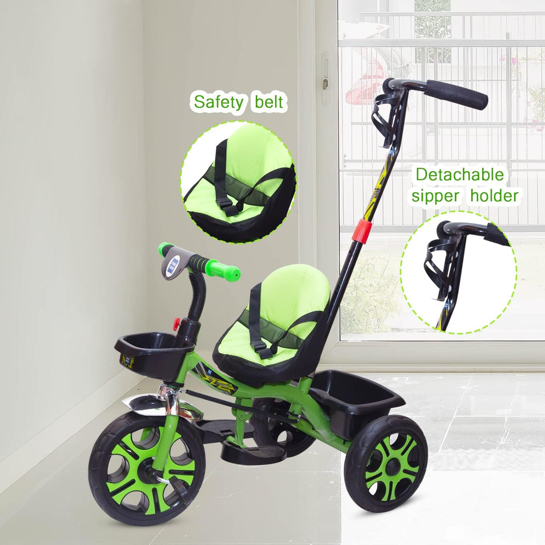 Mee Mee - Premium Baby Tricycle with Safety Belt