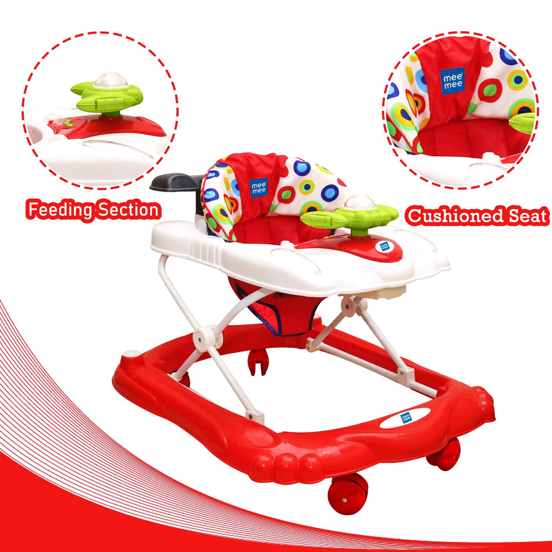 Mee Mee - Baby Walker with Cushion Seat