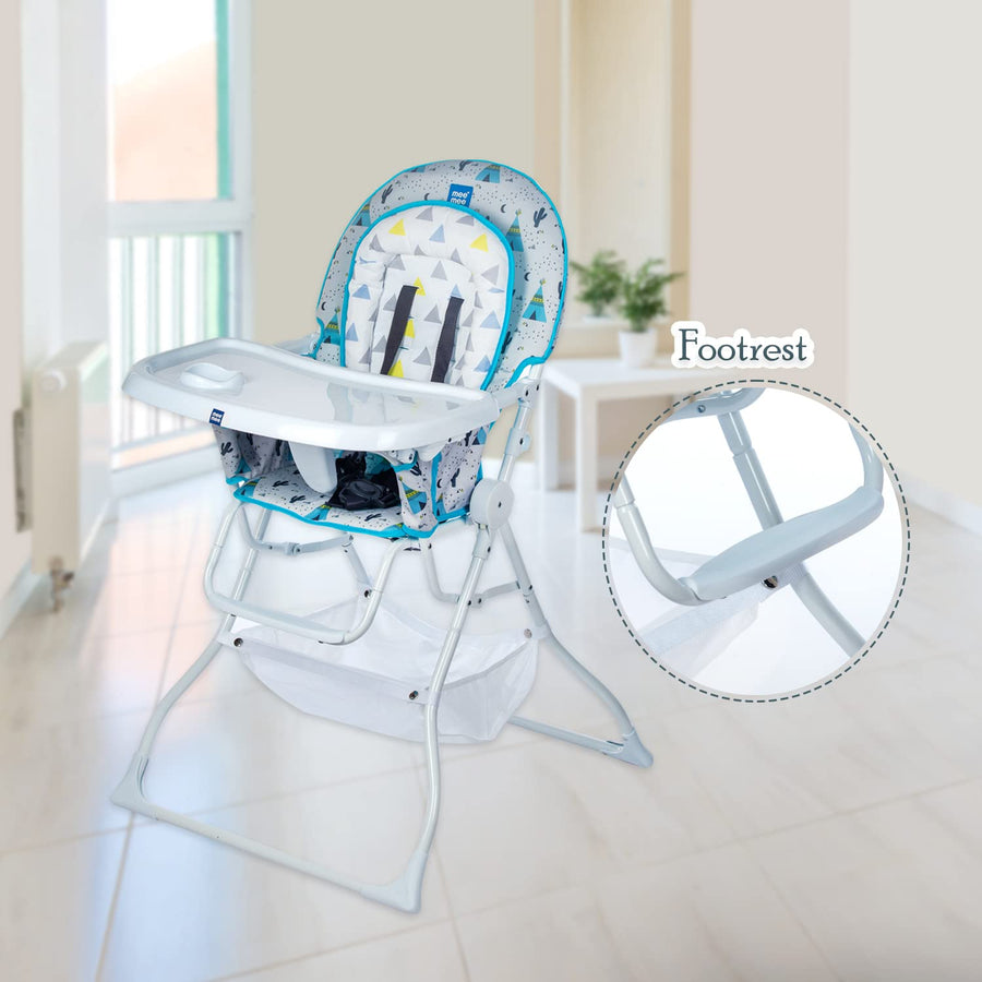 Mee Mee - Ultra Sleek Portable Baby High Chair with Footrest
