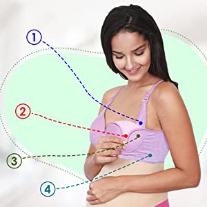 Mee Mee - Feeding Bra Available in Different Sizes, Cups, and Colours 