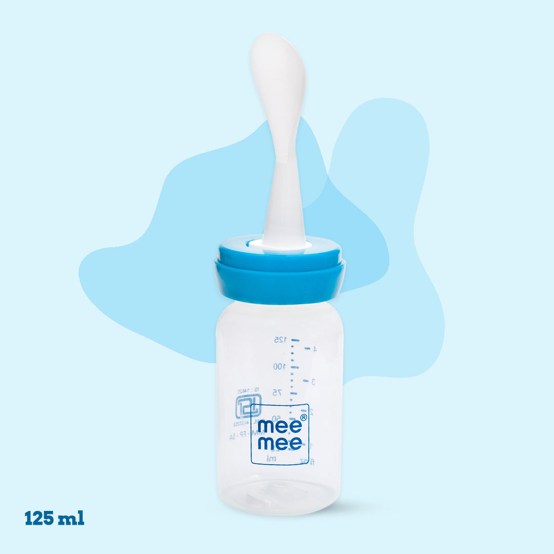 Mee Mee - Baby Feeding Bottle with Spoon 