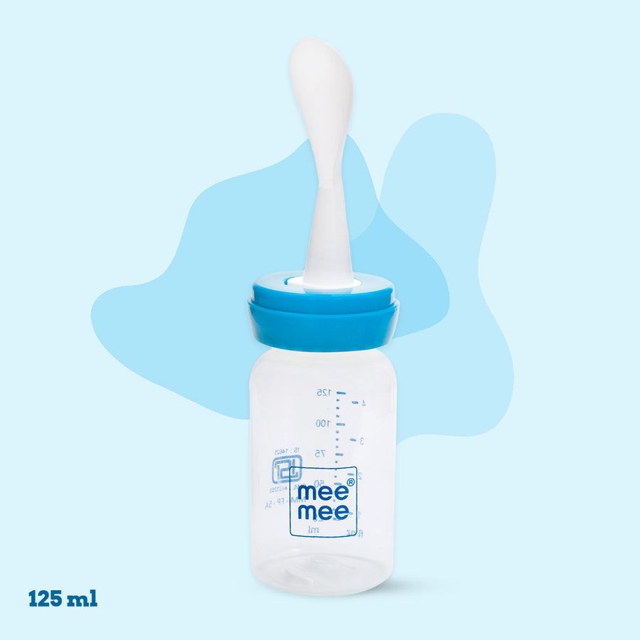 Mee Mee - Baby Feeding Bottle with Spoon 