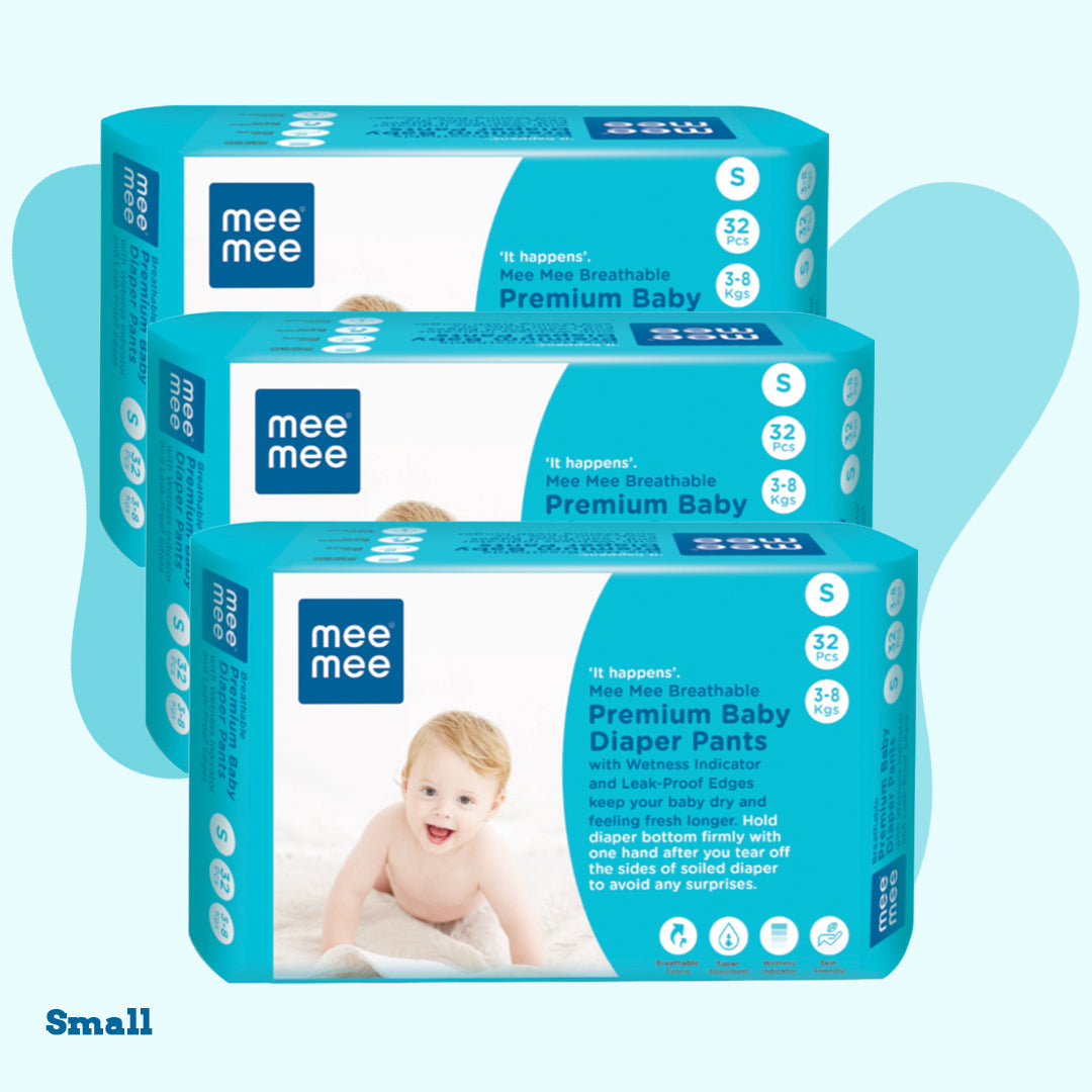 Mee Mee - Small Size with 64 Pcs Baby Diaper Pants